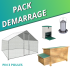 Chicken coop and enclosure pack : Model:In pine