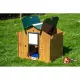 Chicken coop and enclosure set for 3 hens