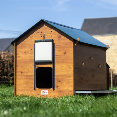 Poulailler en HPL haute qualité anti poux rouges Poulailler en HPL haute qualité anti poux rouges