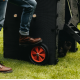 Igloo-ecodesign chicken coop on legs made of imperishable recycled plastic