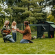 Igloo-ecodesign chicken coop on legs made of imperishable recycled plastic