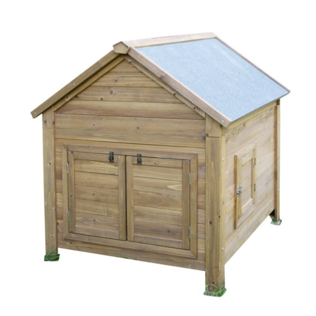 Syracuse wooden chicken coop Kerbl large volume