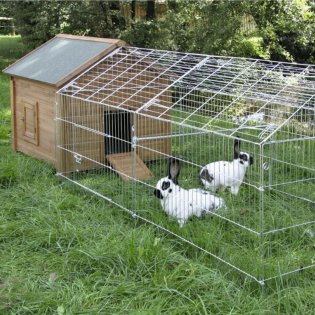 Norway hutch pack shelter and enclosure for rabbits