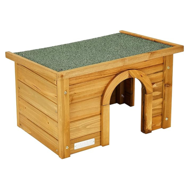 Wooden house for rodents