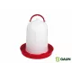 Plastic water trough for antifreeze support