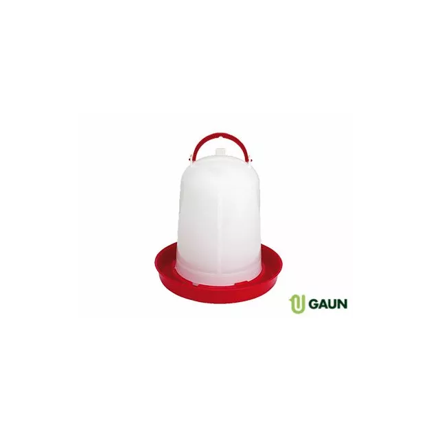 Plastic water trough for antifreeze support