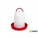 Plastic water trough for antifreeze support