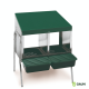 "Low-standing egg-laying box Gaun"