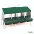 Indoor nesting box on low legs : Capacity of the laying nest:4 seats