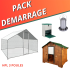 Chicken coop and enclosure pack : Model:In HPL