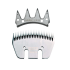 Sheep comb : Model:Paire HE 25/4 dents