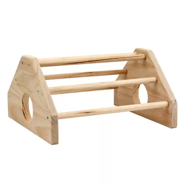 Kippenzitstok voor kuikens om op de grond te plaatsen.