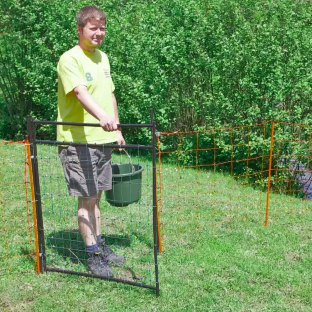 Porte pour filet électrifié Kerbl, jeu complet