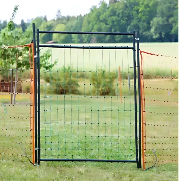 Porte pour filet électrifié Kerbl, jeu complet