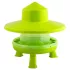 Nourrisseur sur pieds : Capacité - Nourrisseurs :4 kg (6-8 poules), Accessoire mangeoire:Avec auvent en tôle