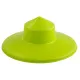 Green plastic standing hopper feeder