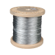 Rigid round wire for electric fence