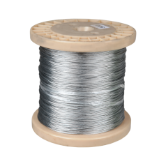 Rigid round wire for electric fence Rigid round wire for electric fence