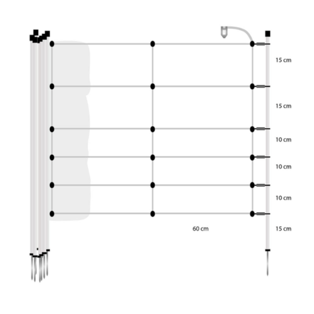 Filet anti-sanglier électrique Gallagher 50M