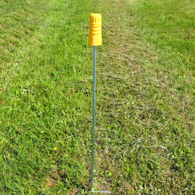 Galvanized steel stake