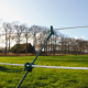 Versterkte isolator voor houten paal