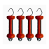 Gallagher handle : Product:Bi-materials with ribbon crochet, set of 4
