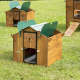 High-quality HPL chicken coop, red mite resistant