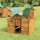 High-quality HPL chicken coop, red mite resistant
