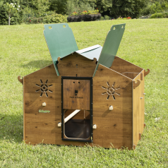 Poulailler en HPL haute qualité anti poux rouges Poulailler en HPL haute qualité anti poux rouges