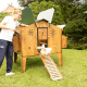 High-quality HPL chicken coop, red mite resistant