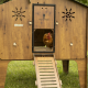 High-quality HPL chicken coop, red mite resistant