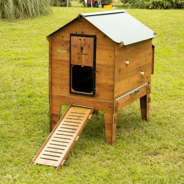 PILOTIS POUR POULAILLER EN HPL AVEC TIROIR PILOTIS POUR POULAILLER EN HPL AVEC TIROIR