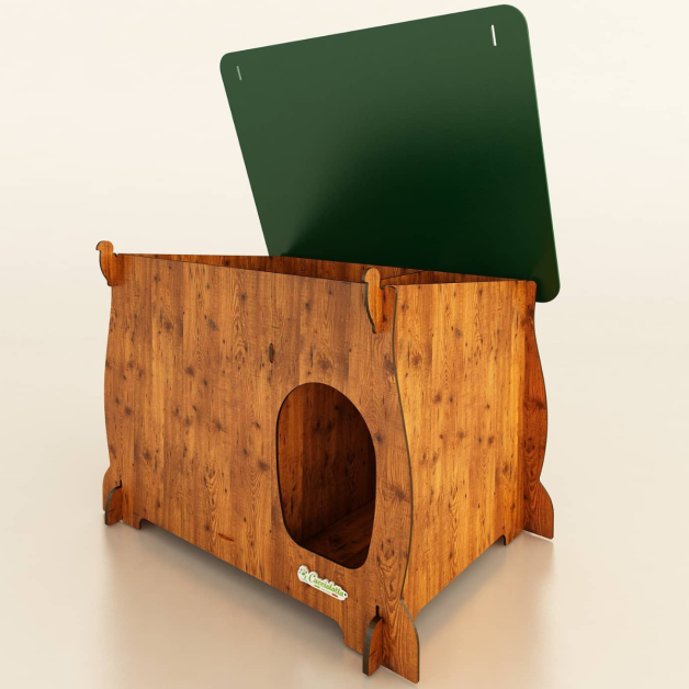 Konijnen- en knaagdierenhok Rabby in HPL Konijnen- en knaagdierenhok Rabby in HPL