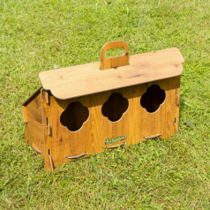 Chicken feeder in HPL