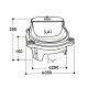Heated waterer for nozzle