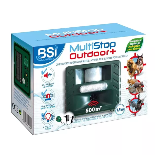 Ultrasone ongediertebestrijdingsapparaat – MultiStop Outdoor+ Ultrasone ongediertebestrijdingsapparaat – MultiStop Outdoor+