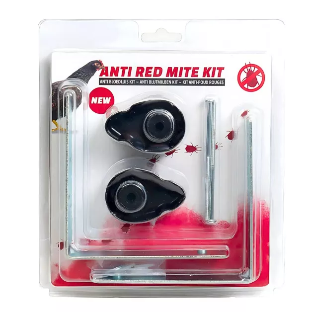 Red mite prevention kit for perch