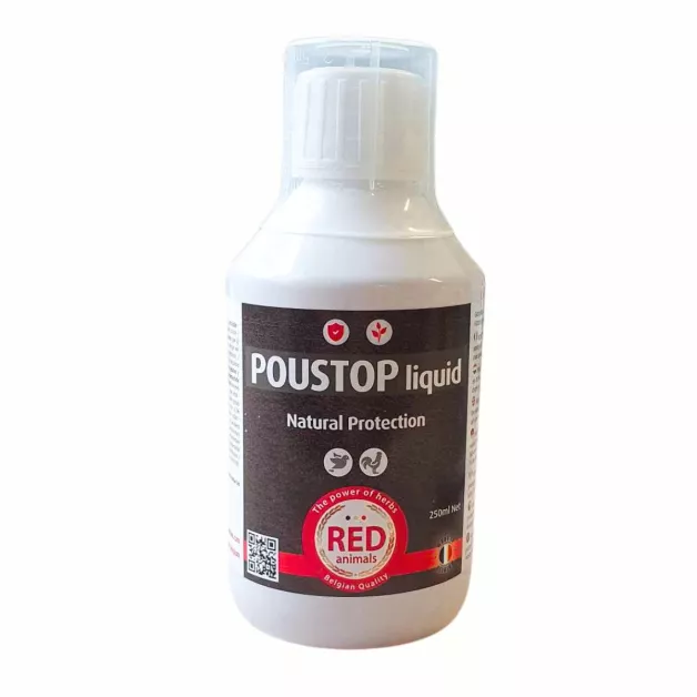 Anti-luizenproduct Poustop Red Animals voor pluimvee