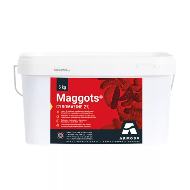 Maggots - soluble granular larvicide