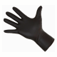 Zwarte nitril handschoenen lang 300 mm per 50