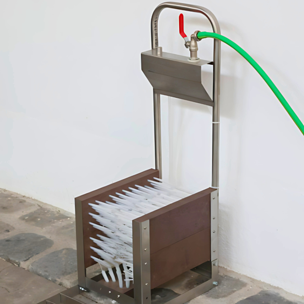 Lave-bottes avec prise d'eau