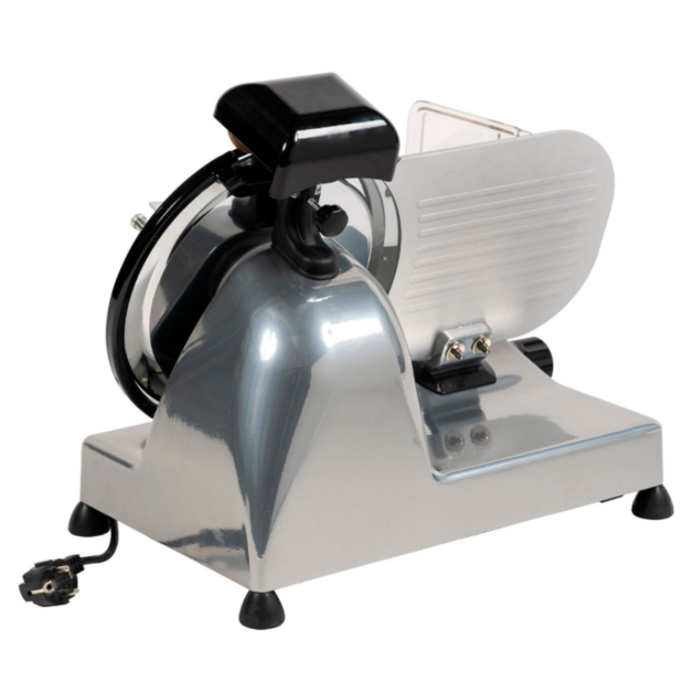 Trancheuse à jambon REBER avec lame de 25 cm et affûteur intégré