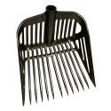Reinforced plastic chip fork