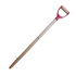 Gille shovel handle : Product:102 CM curved with handle