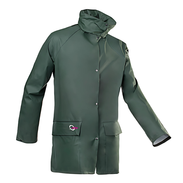 Flexothane rain jacket