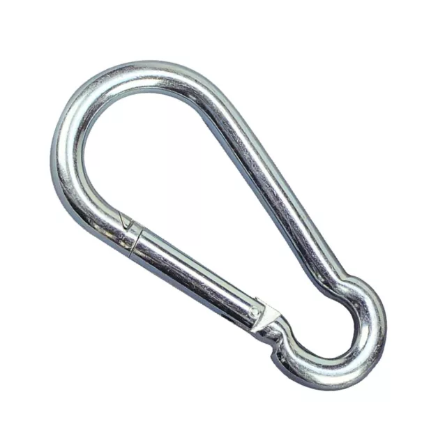 Galvanized steel carabiners