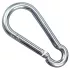 Galvanized steel carabiners : Size:140 x 12 MM by 1