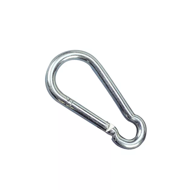 Galvanized steel carabiners
