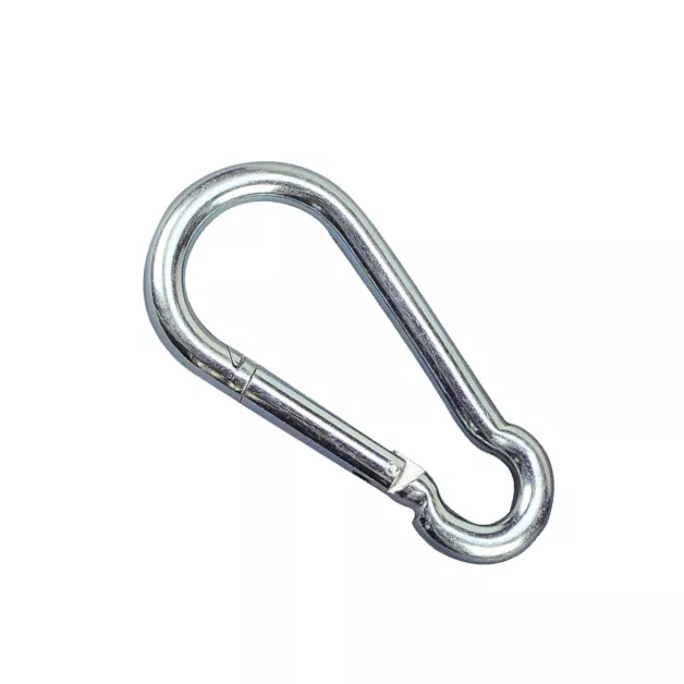 Galvanized steel carabiners