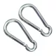 Galvanized steel carabiners